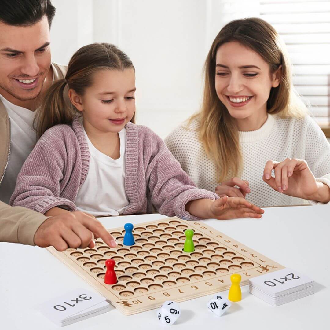 Jeu de maths pour enfants - comptage, réflexion et motricité - Kidstresor