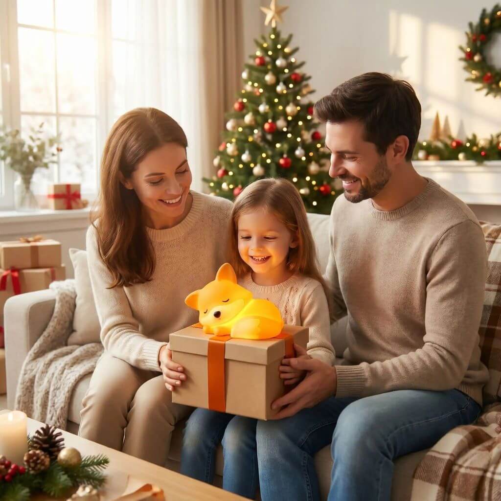 Veilleuse enfant - Renard LED Rechargeable - Kidstresor