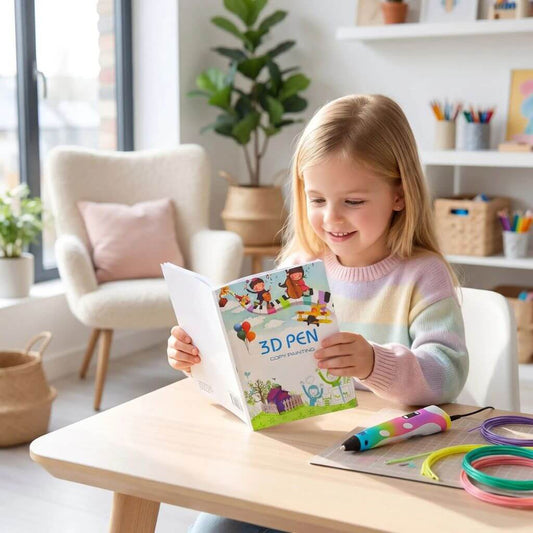 Album de Modèles pour Stylo 3D – 22 ou 40 Motifs à Reproduire - Kidstresor