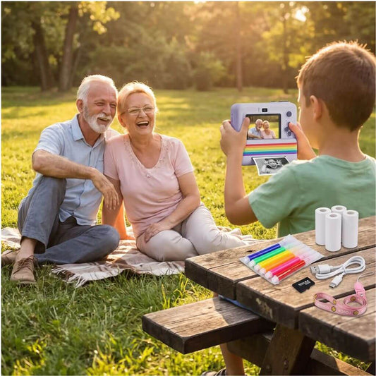 Appareil photo instantané enfant – Impression sans encre - Kidstresor