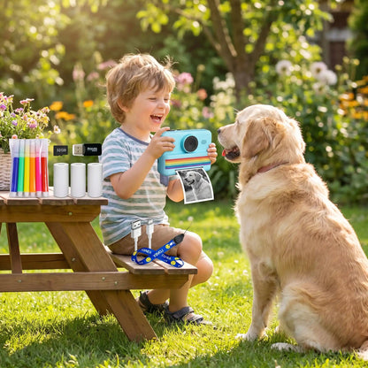 Appareil photo instantané enfant – Impression sans encre - Kidstresor