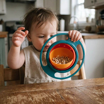 Bol Gyroscopique Bébé Anti-Renversement 360° – Repas Autonome Enfant - Kidstresor