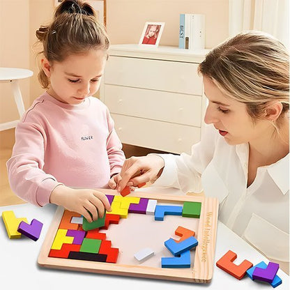 Casse tete en bois | Artisanal - Kidstresor
