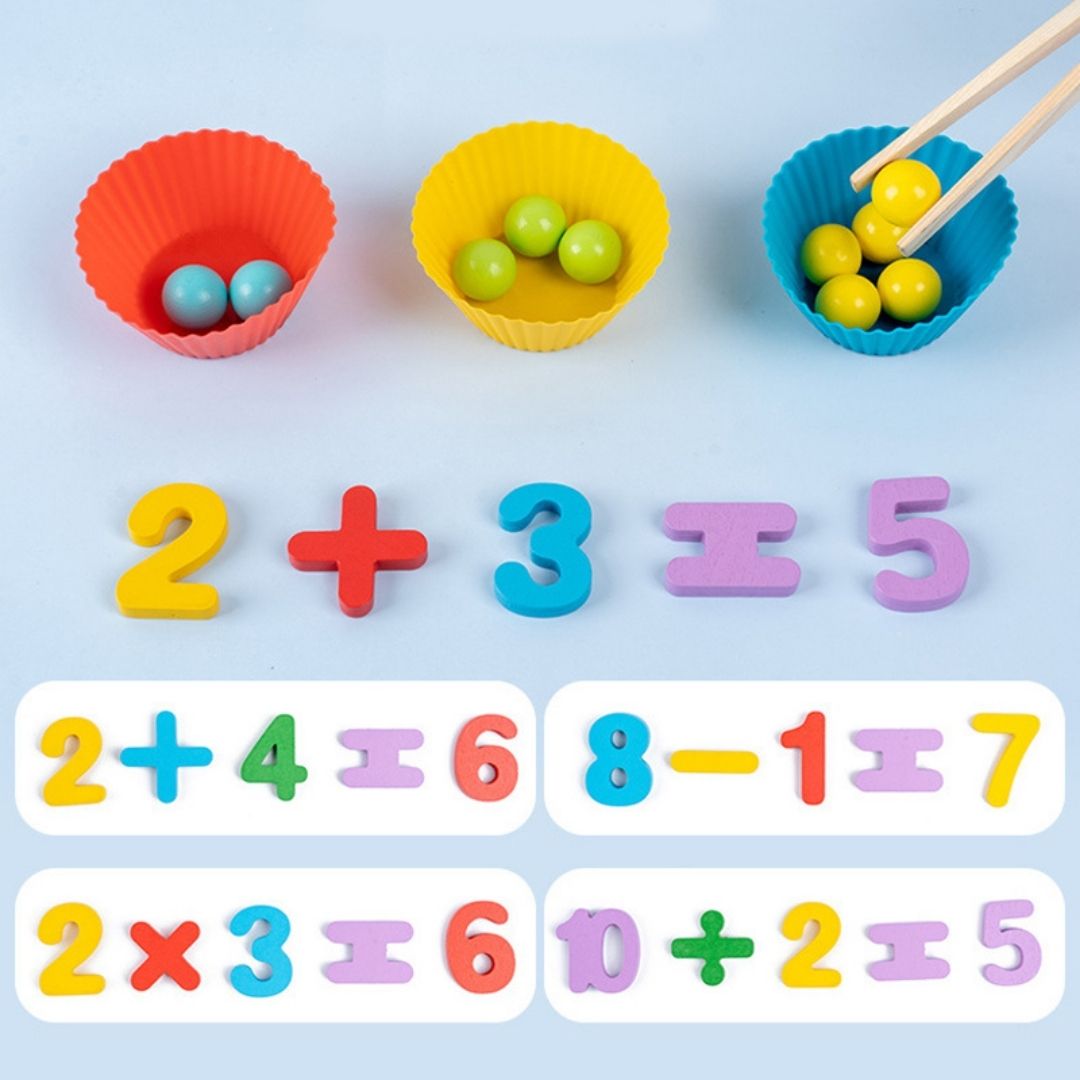 Coffret Montessori Mathématiques | Apprendre en Jouant - Kidstresor