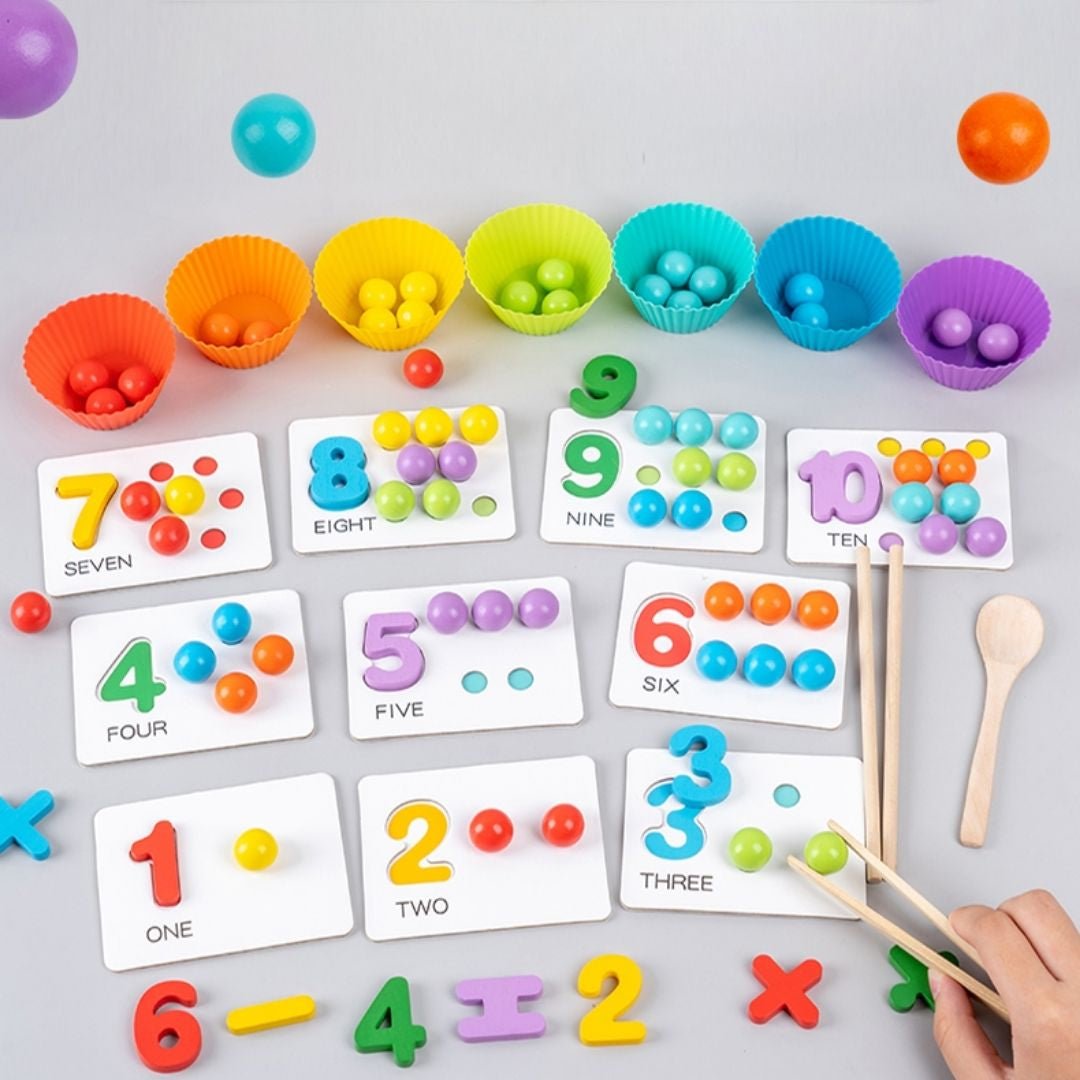 Coffret Montessori Mathématiques | Apprendre en Jouant - Kidstresor