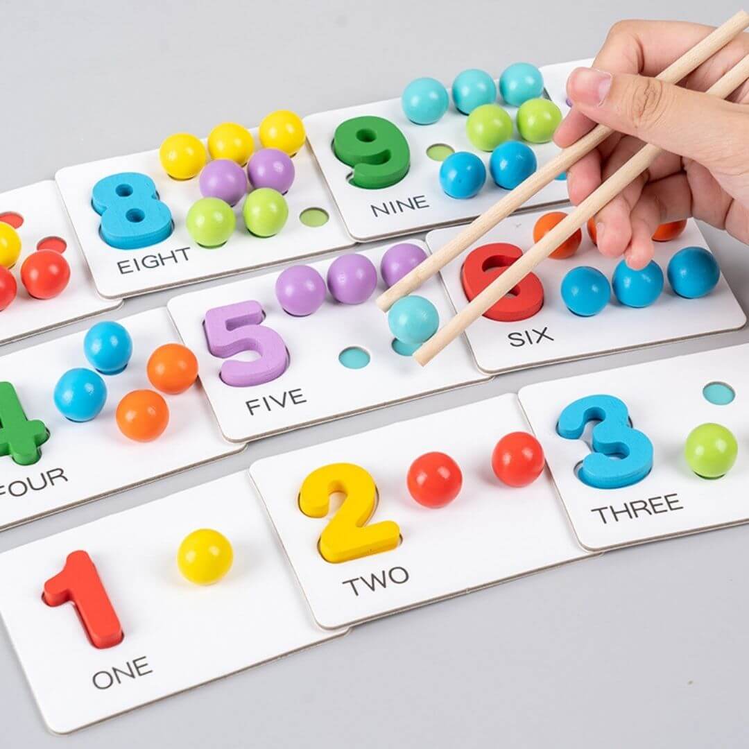 Coffret Montessori Mathématiques | Apprendre en Jouant - Kidstresor