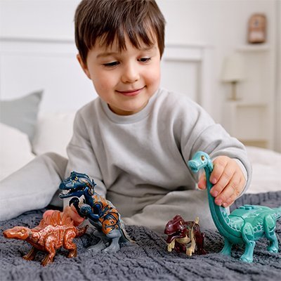 Dinosaure jouet | Ultra - réaliste - Kidstresor
