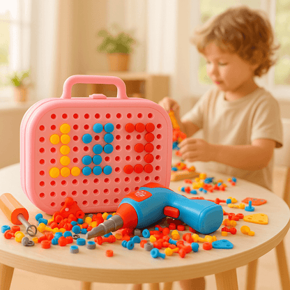 Jeu de Construction 211 Pièces | Créatif Motricité - Kidstresor