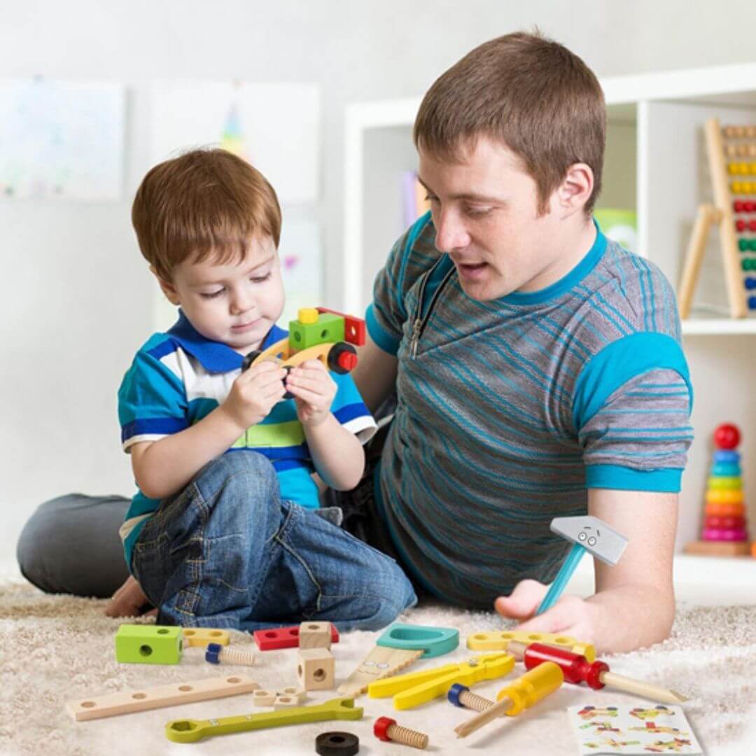 Jeu de construction | Jouets en bois et outils pour développer l’imagination - Kidstresor