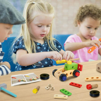 Jeu de construction | Jouets en bois et outils pour développer l’imagination - Kidstresor
