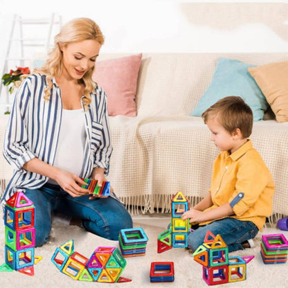 Jeu de construction magnétique - Stimule l’imagination et la logique - Kidstresor