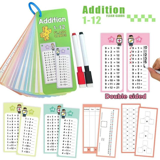Jeu de maths Montessori - Apprentissage ludique et effaçable - Kidstresor
