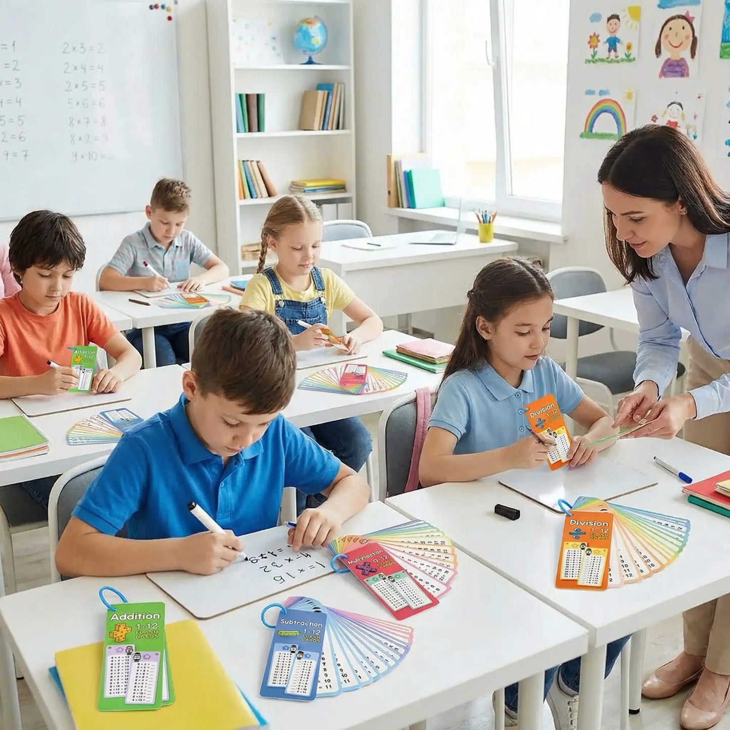Jeu de maths Montessori - Apprentissage ludique et effaçable - Kidstresor