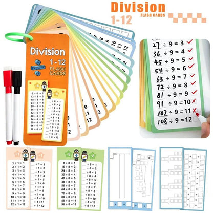 Jeu de maths Montessori - Apprentissage ludique et effaçable - Kidstresor
