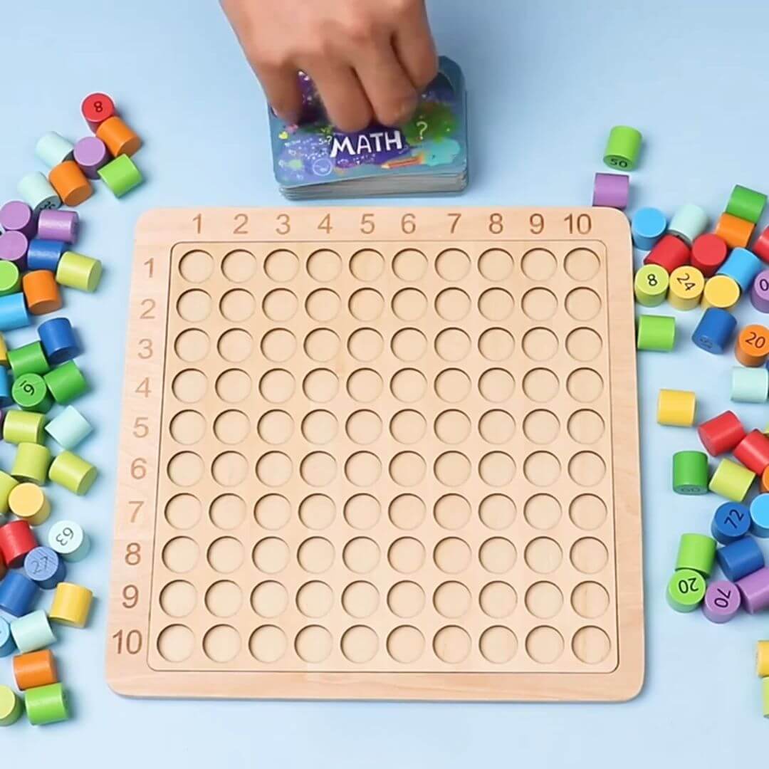 Jeu de maths Montessori - outils pédagogiques pour enfants - Kidstresor