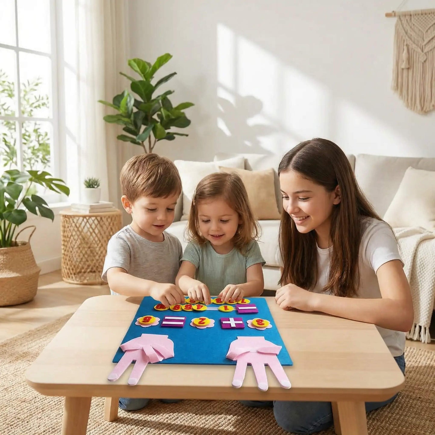 Jeu de maths Montessori - pour apprendre à compter et calculer - Kidstresor