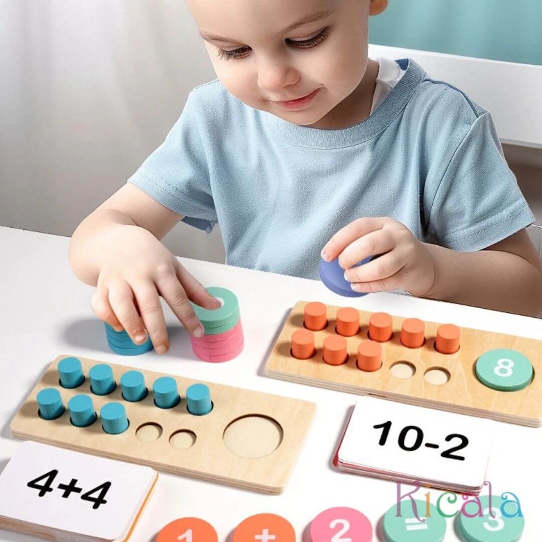Jeu de maths - Montessori Ten Frame™ - Kidstresor