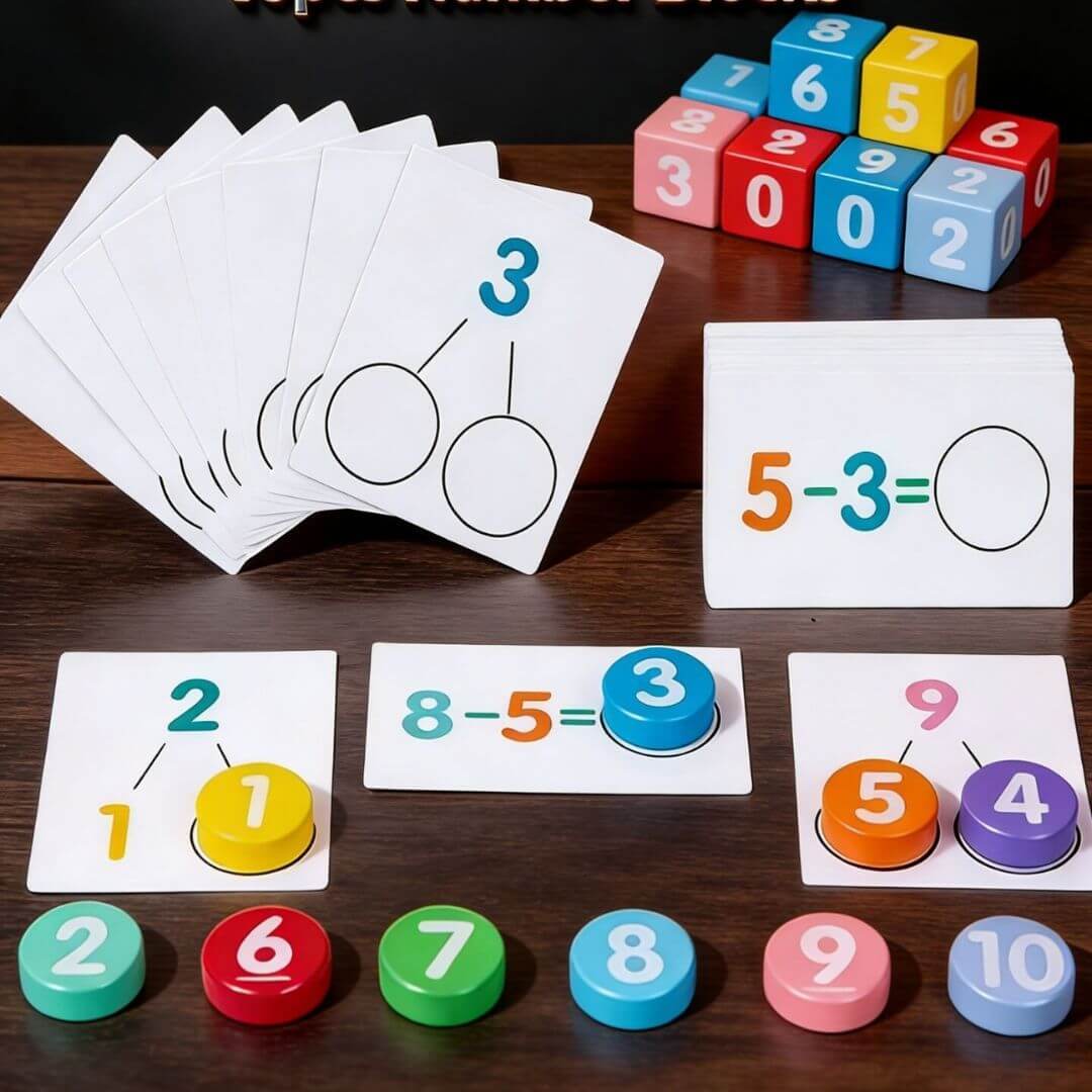 Jeu de maths - Pédagogie ludique pour l'apprentissage des enfants - Kidstresor