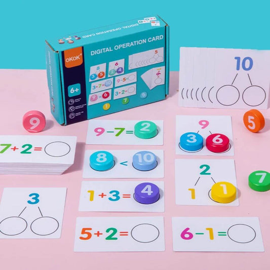 Jeu de maths - Pédagogie ludique pour l'apprentissage des enfants - Kidstresor