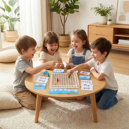 Jeu de maths pour enfants - comptage, réflexion et motricité - Kidstresor