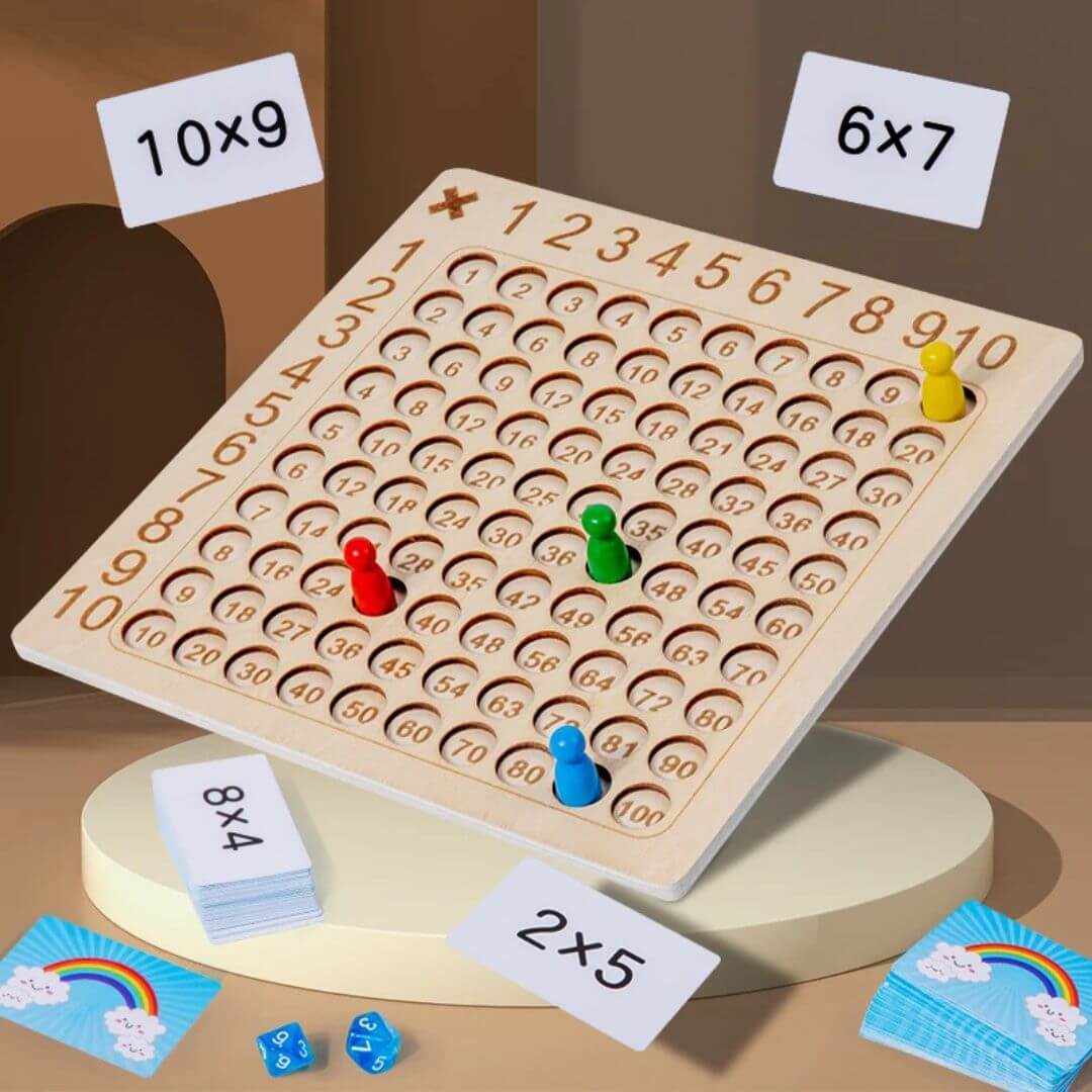 Jeu de maths pour enfants - comptage, réflexion et motricité - Kidstresor