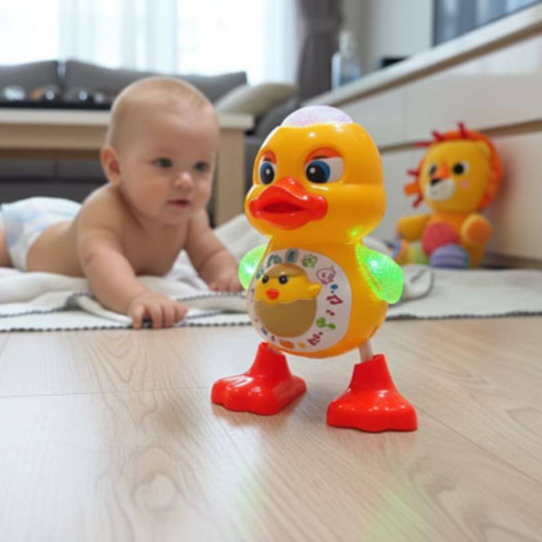 Jouet musical bébé - Canard musical interactif - Kidstresor