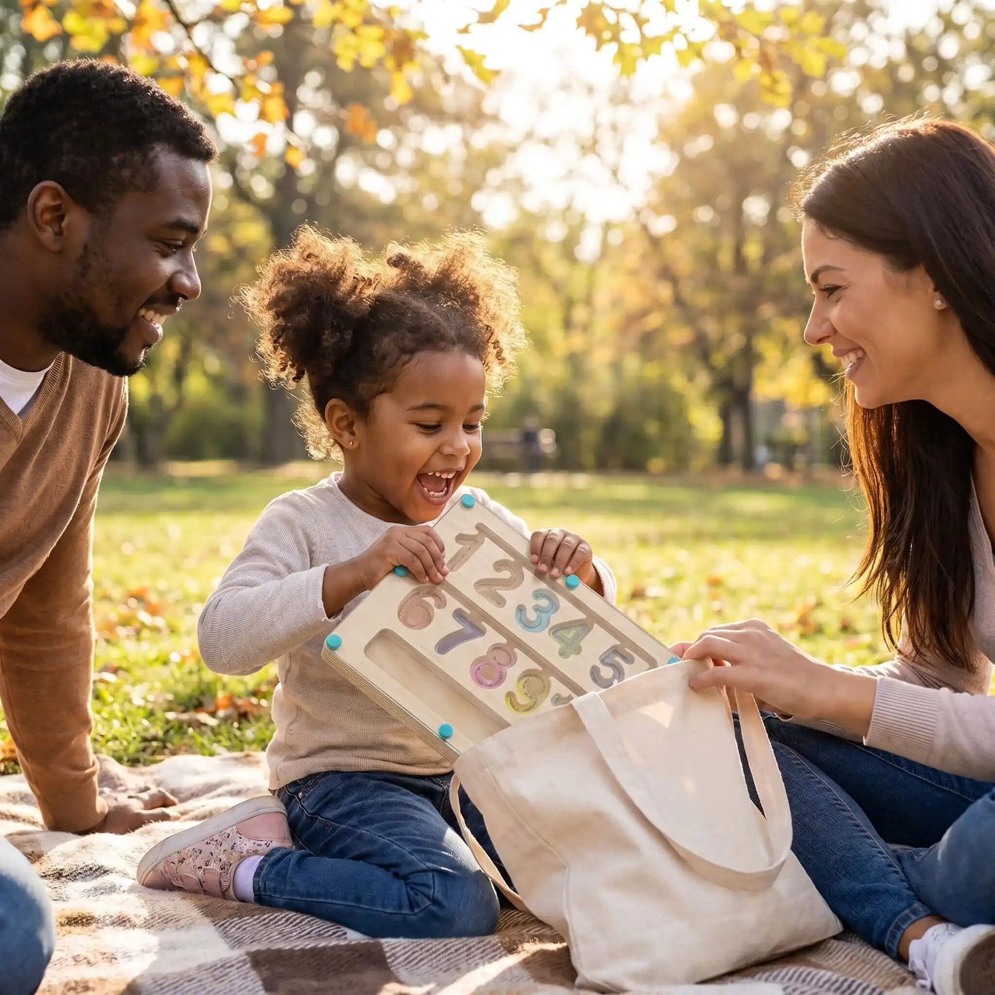 Labyrinthe magnétique en bois – Jeu éducatif Montessori couleurs et chiffres (3 - 5 ans) - Kidstresor