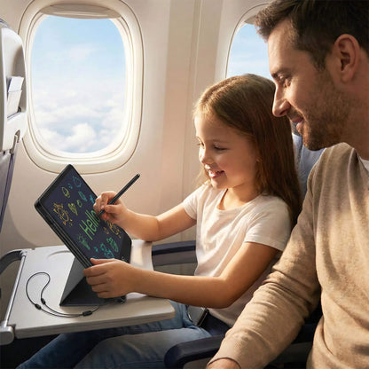 L'ardoise magique - tablette enfant écriture et dessin effaçable - Kidstresor