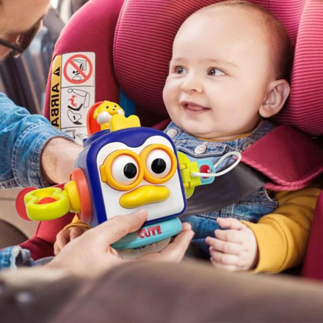 Le pingouin bidou – Jouet pour bébé en folie - Kidstresor