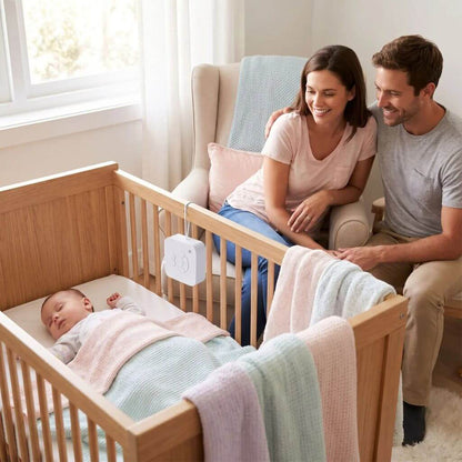 Machine à Bruit Blanc Bébé Rechargeable – 9 Sons pour Sommeil Paisible - Kidstresor