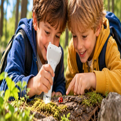 Microscope de poche enfant – Écran numérique et poignée - Kidstresor