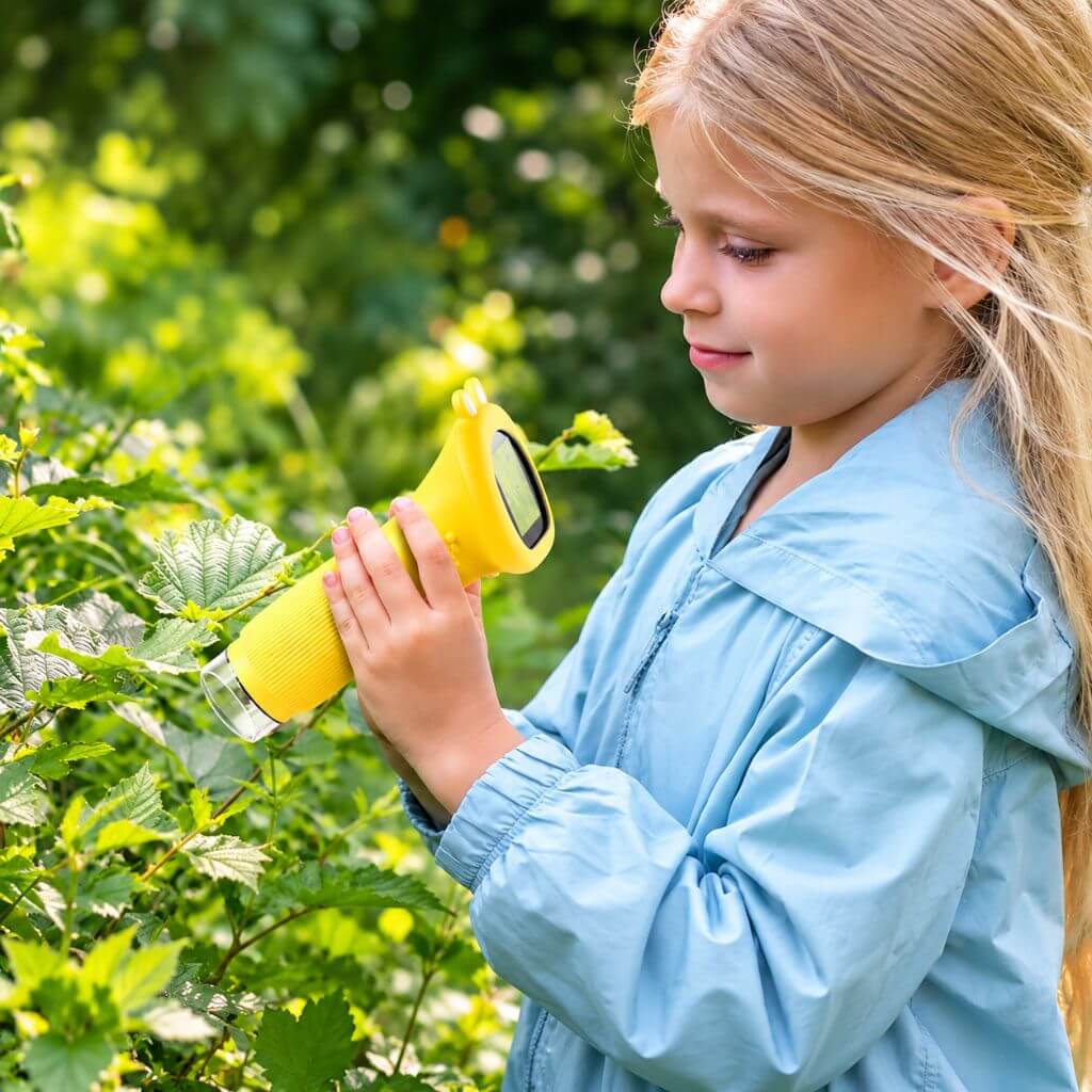 Microscope de poche enfant – Écran numérique et poignée - Kidstresor