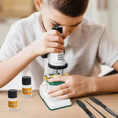 Microscope enfant – Kit d’observation avec éclairage LED - Kidstresor