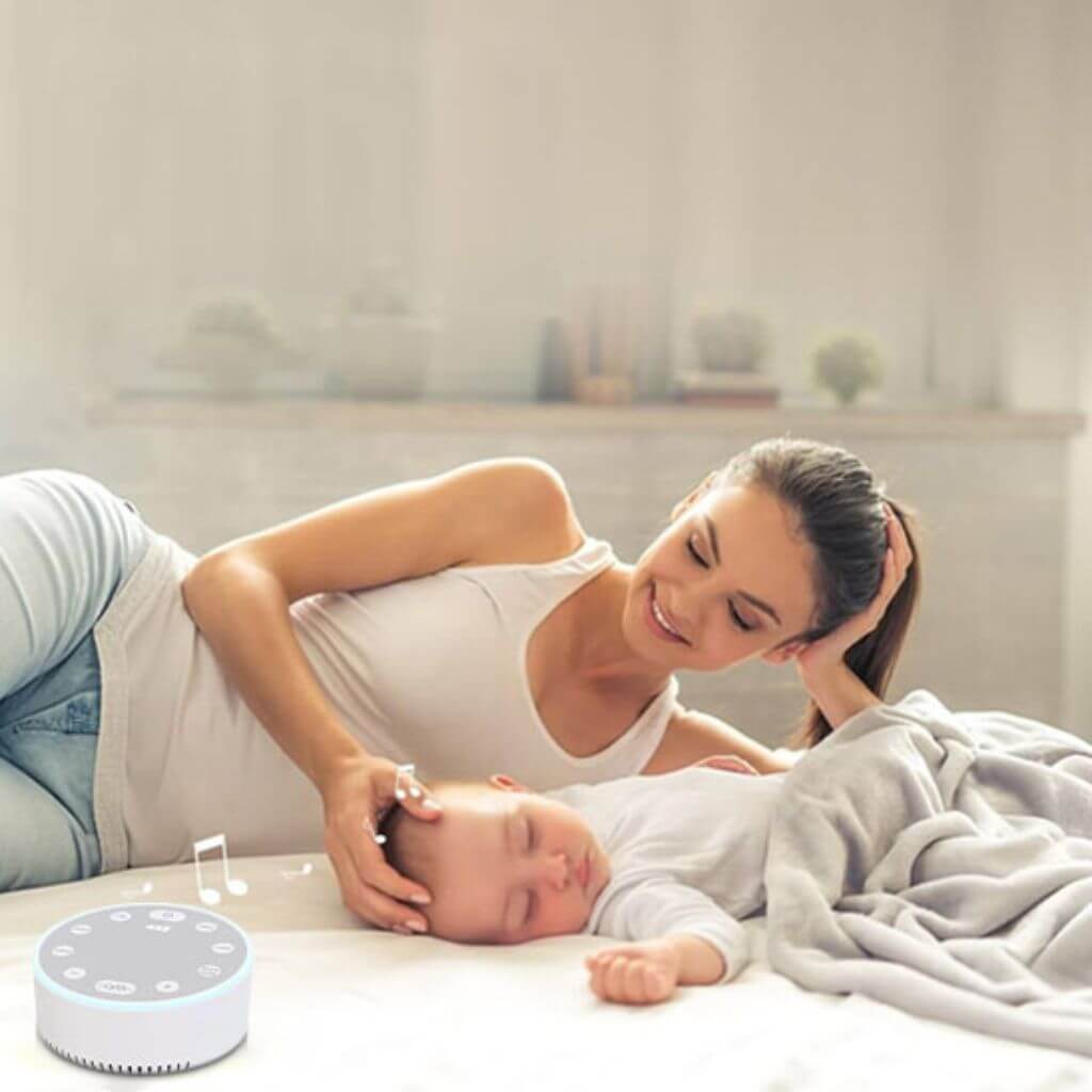 Mobile Bébé LED Rechargeable avec Bruits Blancs – Serenity™ - Kidstresor