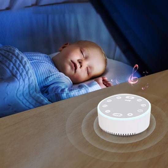 Mobile Bébé LED Rechargeable avec Bruits Blancs – Serenity™ - Kidstresor