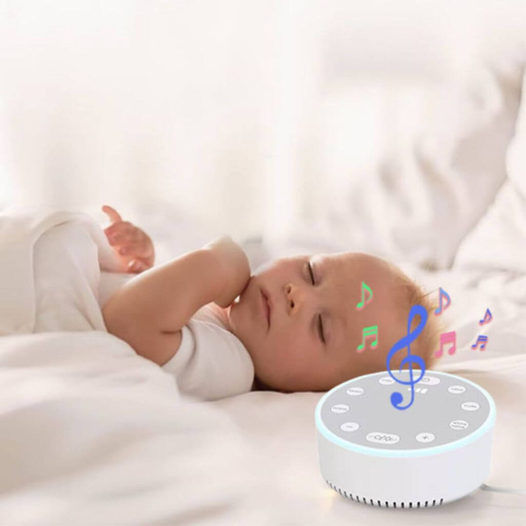 Mobile Bébé LED Rechargeable avec Bruits Blancs – Serenity™ - Kidstresor