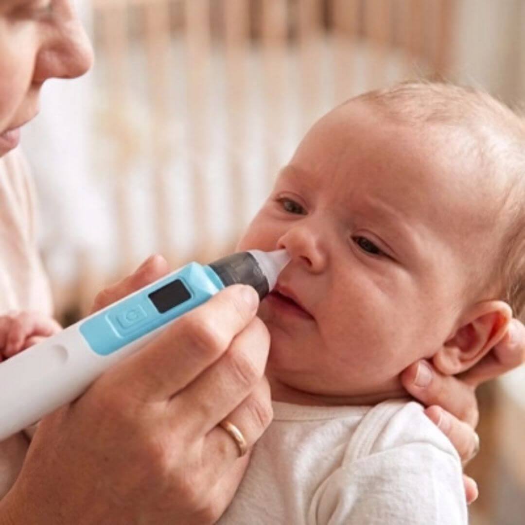 Mouche-Bébé Électrique Rechargeable – Aspirateur Nasal Doux pour Nourrisson - Kidstresor
