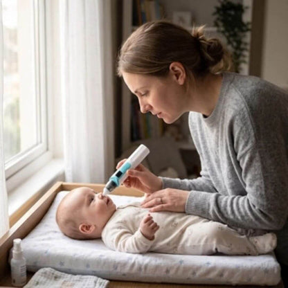 Mouche-Bébé Électrique Rechargeable – Aspirateur Nasal Doux pour Nourrisson - Kidstresor