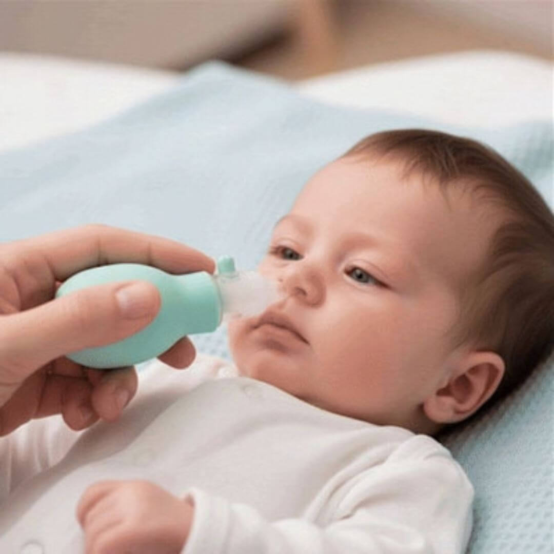 Mouche-Bébé Manuel en Silicone – Poire Nasale Douce Anti-Reflux pour Nourrisson - Kidstresor