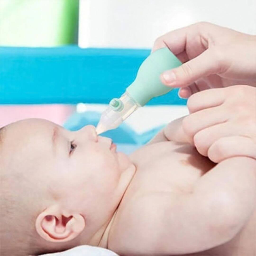 Mouche-Bébé Manuel en Silicone – Poire Nasale Douce Anti-Reflux pour Nourrisson - Kidstresor