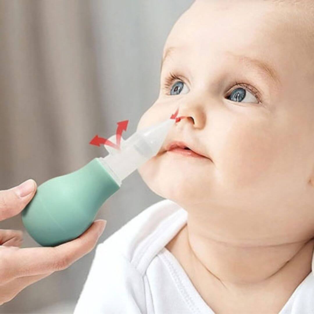 Mouche-Bébé Manuel en Silicone – Poire Nasale Douce Anti-Reflux pour Nourrisson - Kidstresor