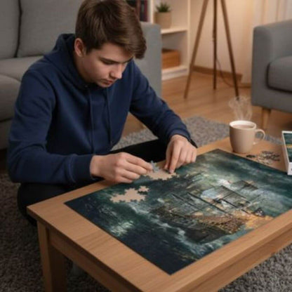 Puzzle 1000 pièces bateau pirate – Une aventure à assembler - Kidstresor