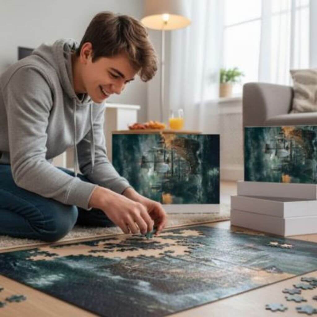 Puzzle 1000 pièces bateau pirate – Une aventure à assembler - Kidstresor