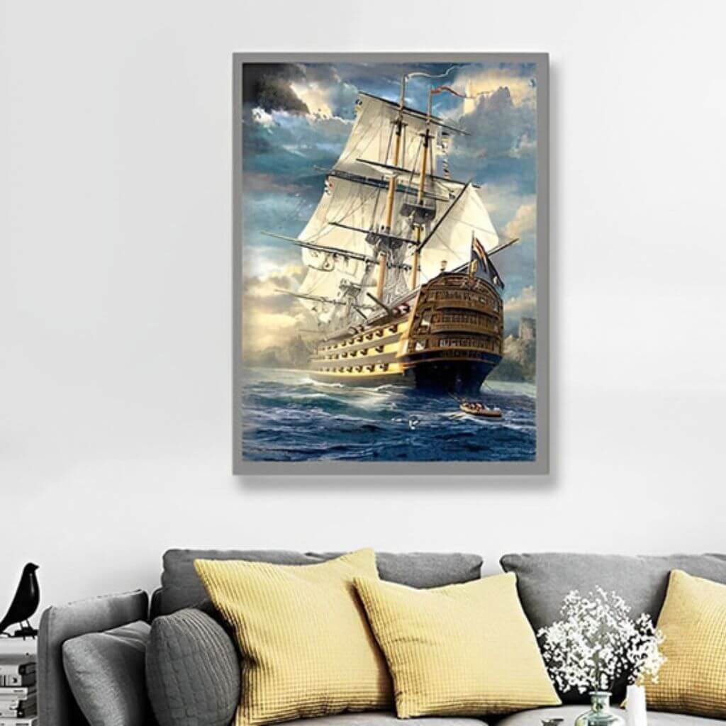 Puzzle 1000 pièces voilier historique - Kidstresor