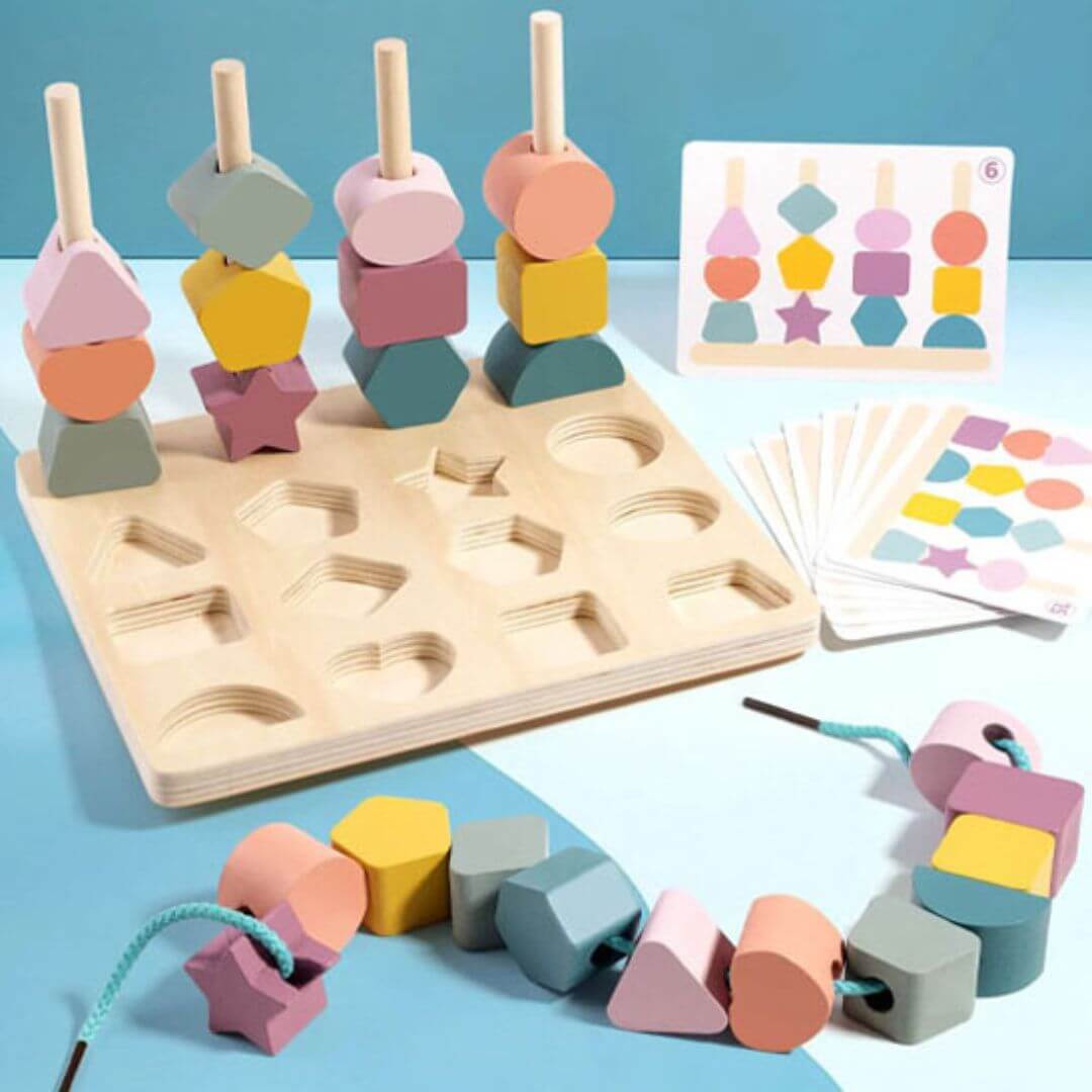Puzzle bebe | Coloré Éveil Motricité - Kidstresor