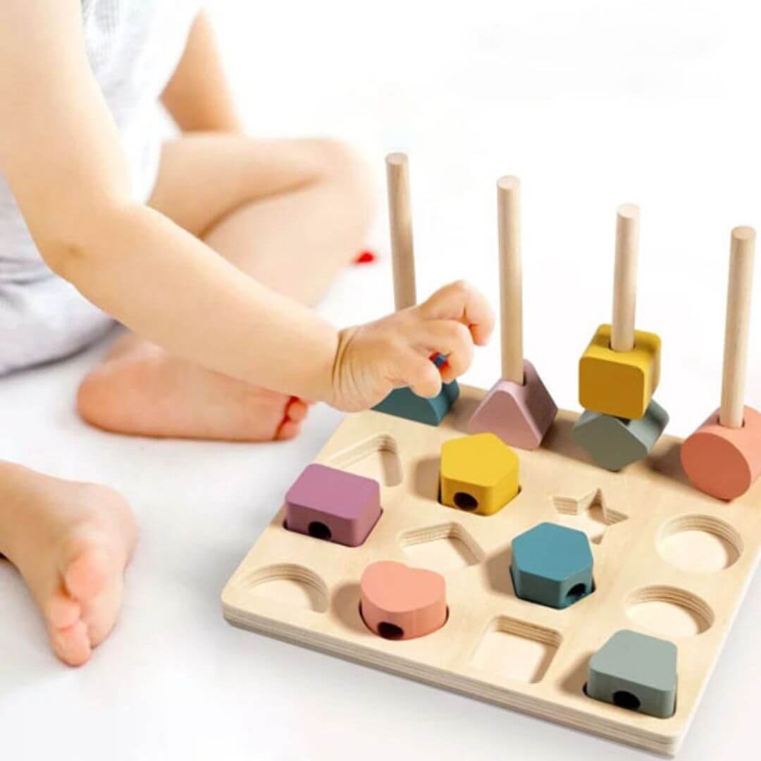 Puzzle bebe | Coloré Éveil Motricité - Kidstresor