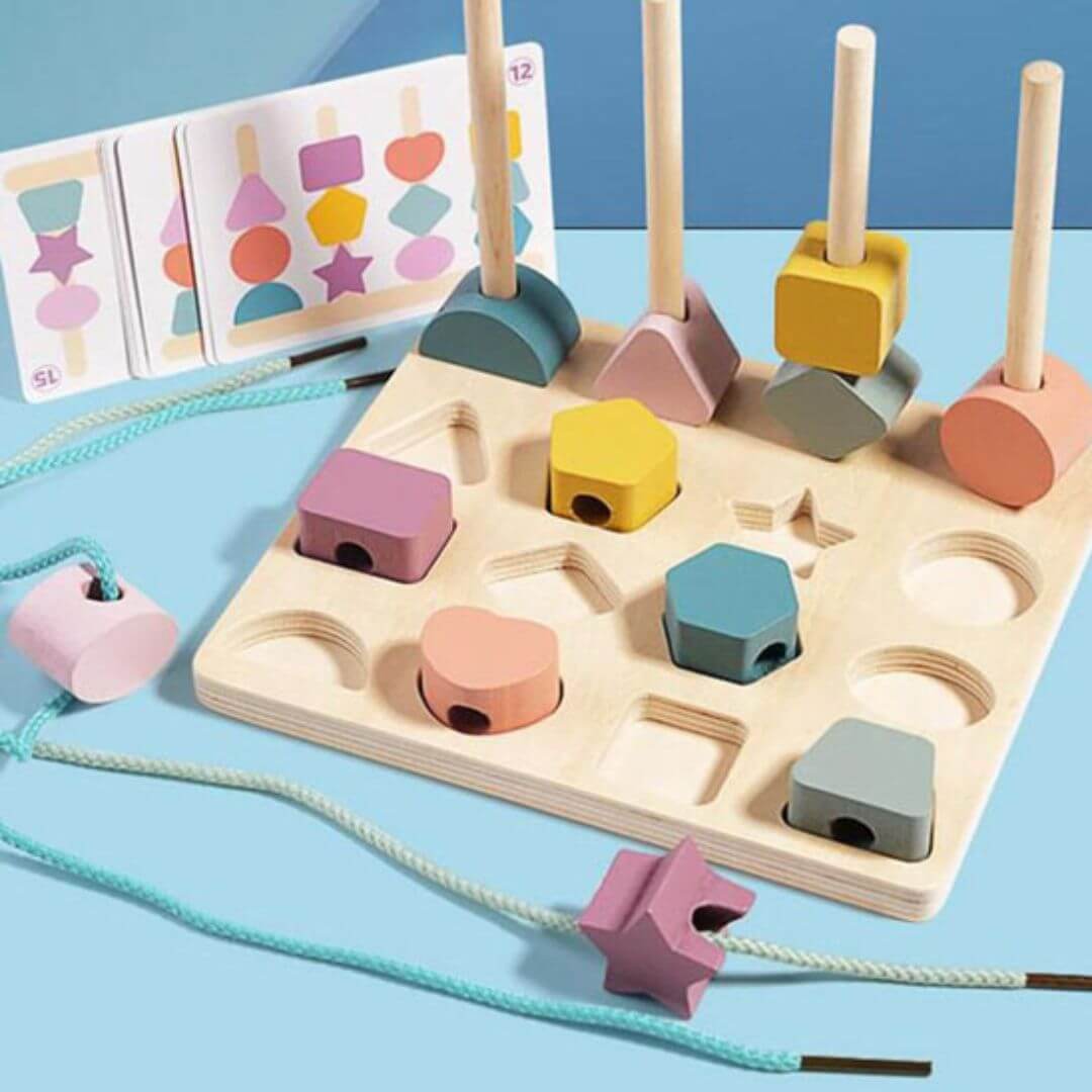 Puzzle bebe | Coloré Éveil Motricité - Kidstresor