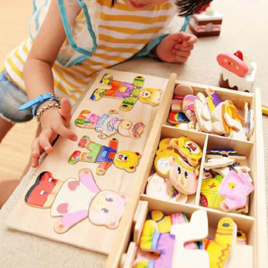 Puzzle bois | Créatif Naturel - Kidstresor