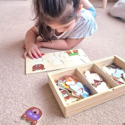 Puzzle bois | Créatif Naturel - Kidstresor