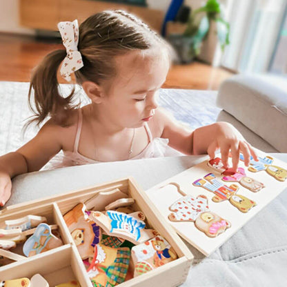 Puzzle bois | Créatif Naturel - Kidstresor